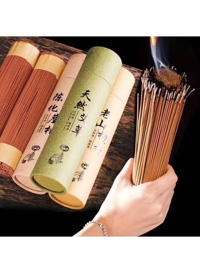 أعواد بخور | خشب الصندل، العود، البخور، الياسمين، الخزامى، المريمية، الورد | معطر منزلي. مناسب لليوغا، التأمل، الاسترخاء، والاحتفالات. ٥٠٠ عود (أعواد - خشب الصندل) - Image 2